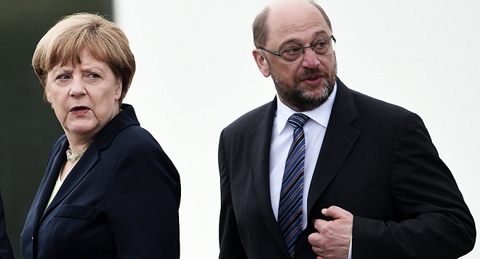 Poll predicts Merkel`s loss of chancellor post to rival Schulz